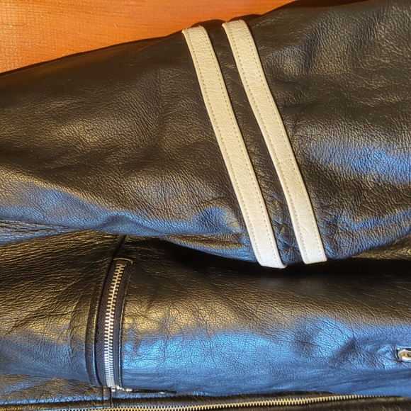 Wilson Leather Motorcycle Jacket - Picture 3 of 12